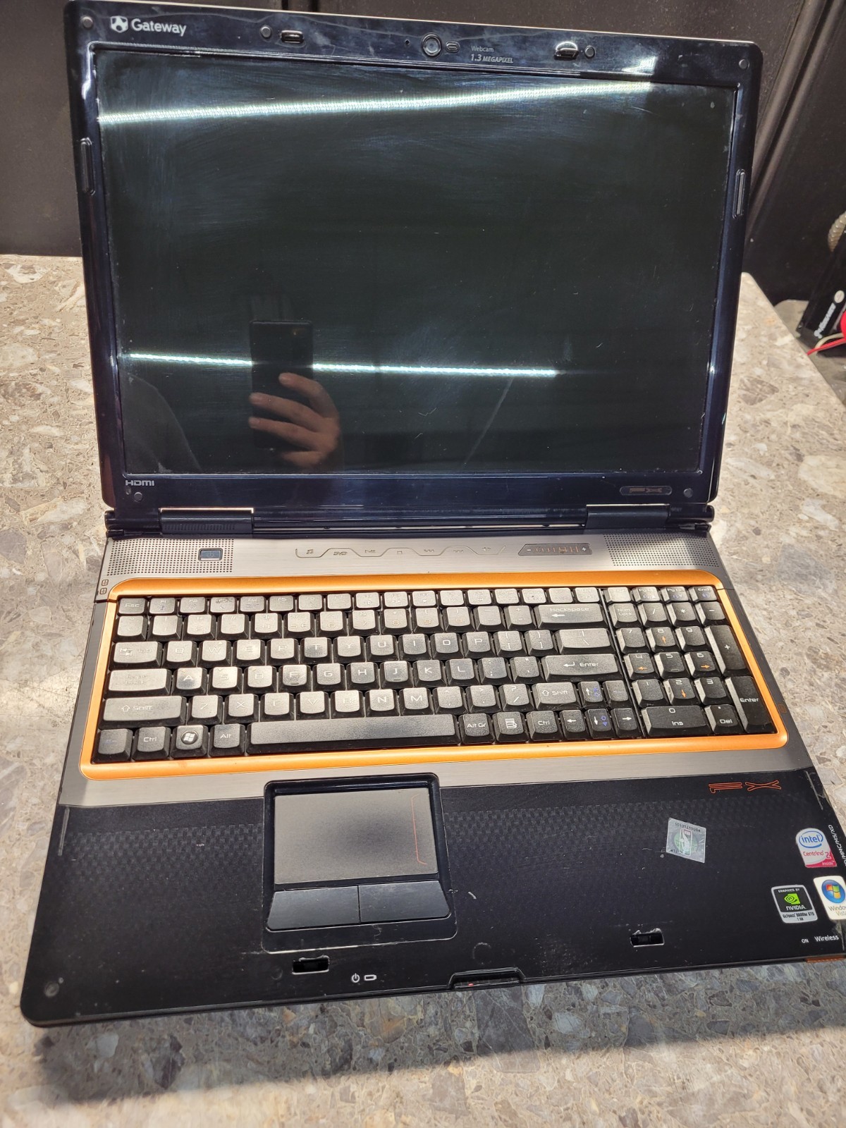 Gateway MS2252 Core 2 Duo 4GB RAM 17″ UNTESTED