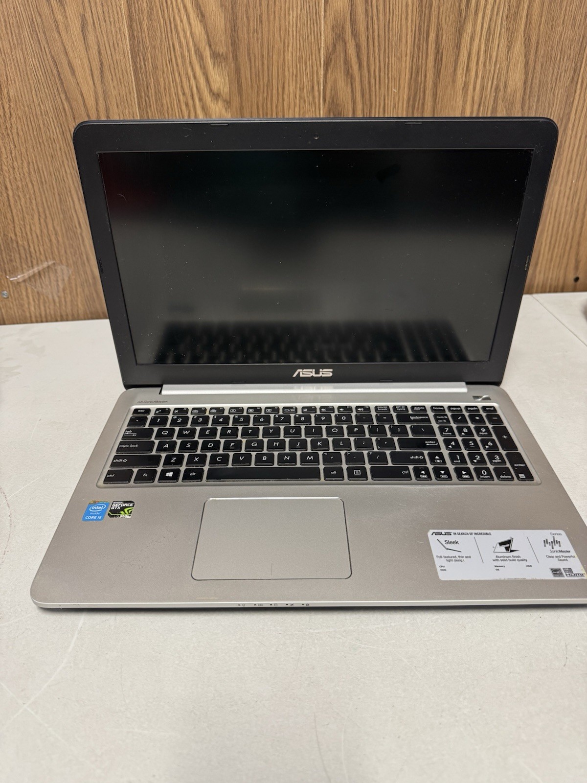 ASUS K501L i5-5200U 8GB GTX 950M | Blue Screen | Bad HDD | For Parts