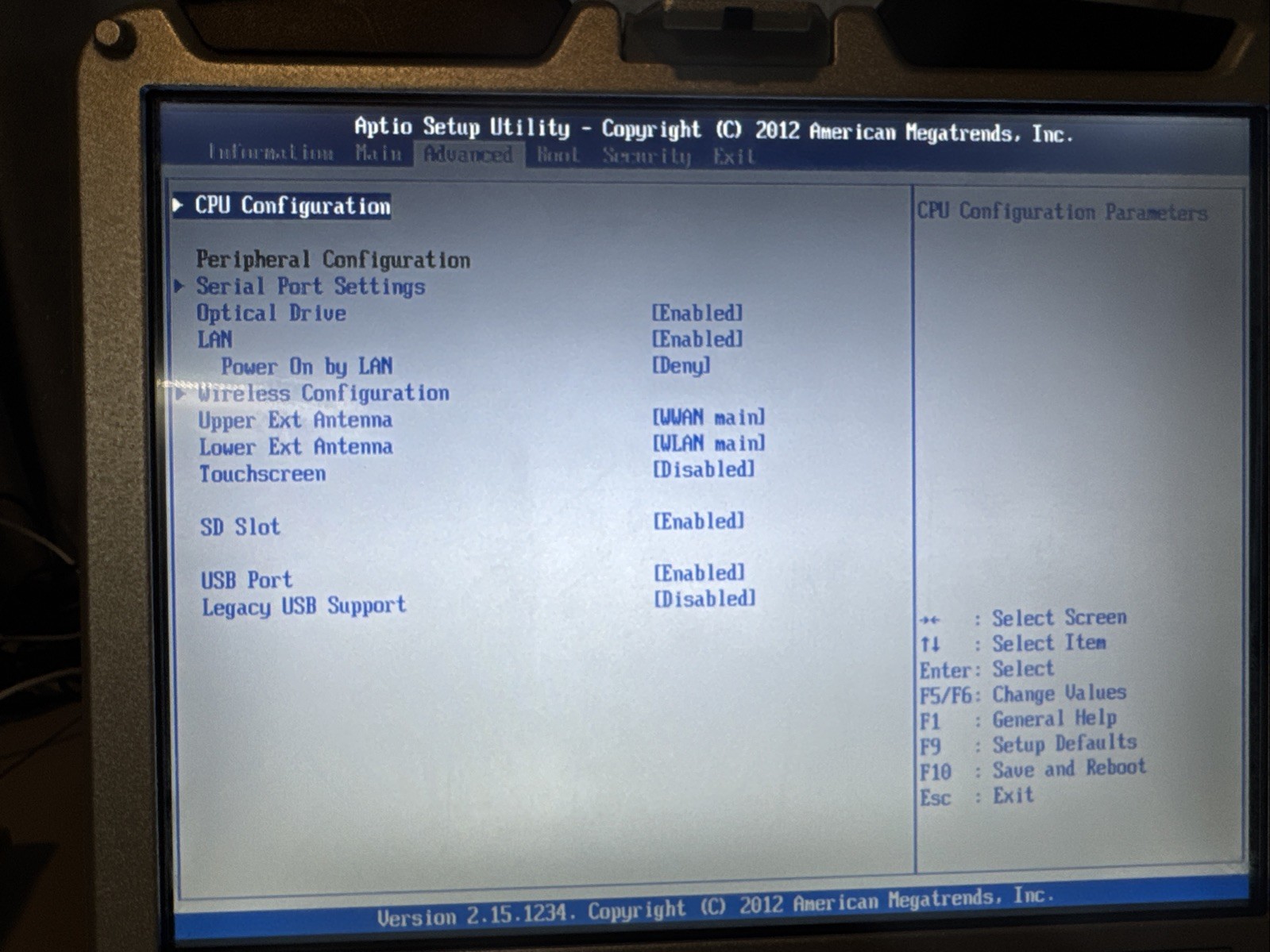 Panasonic Toughbook CF-31 Touchscreen i5-7300U 16GB DDR4 DVDRW No HD/OS/AC