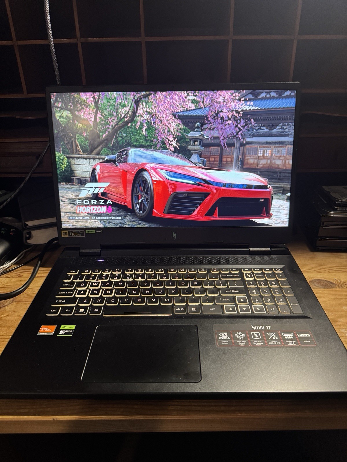 Acer Nitro 17 Gaming Laptop Ryzen 7 7840HS RTX 4060 17.3″ QHD 165Hz 1TB SSD 16GB