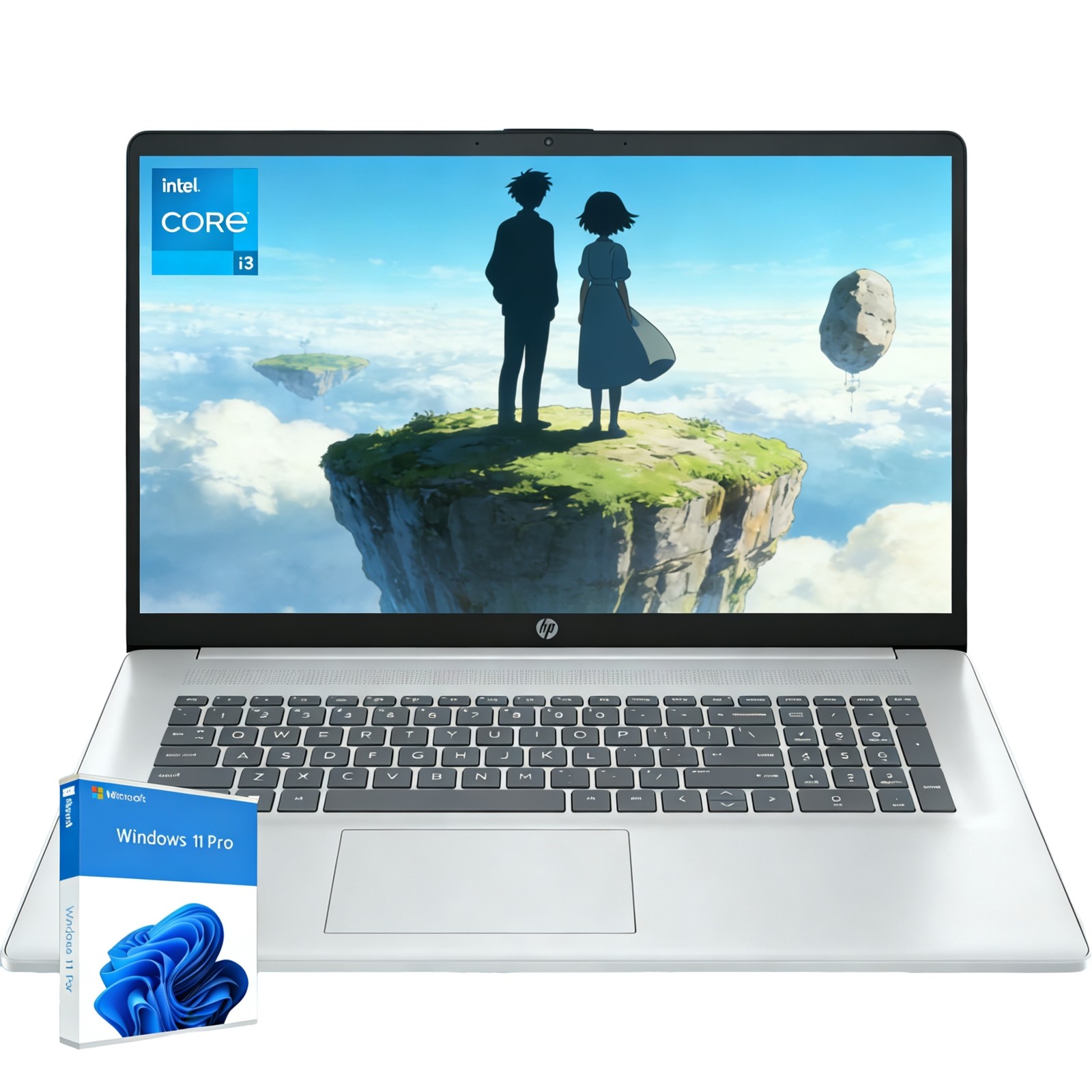HP Laptop 17″ HD+ Anti-glare 8 core Intel i3 N305 16GB RAM DDR4 1TB SSD Win11Pro