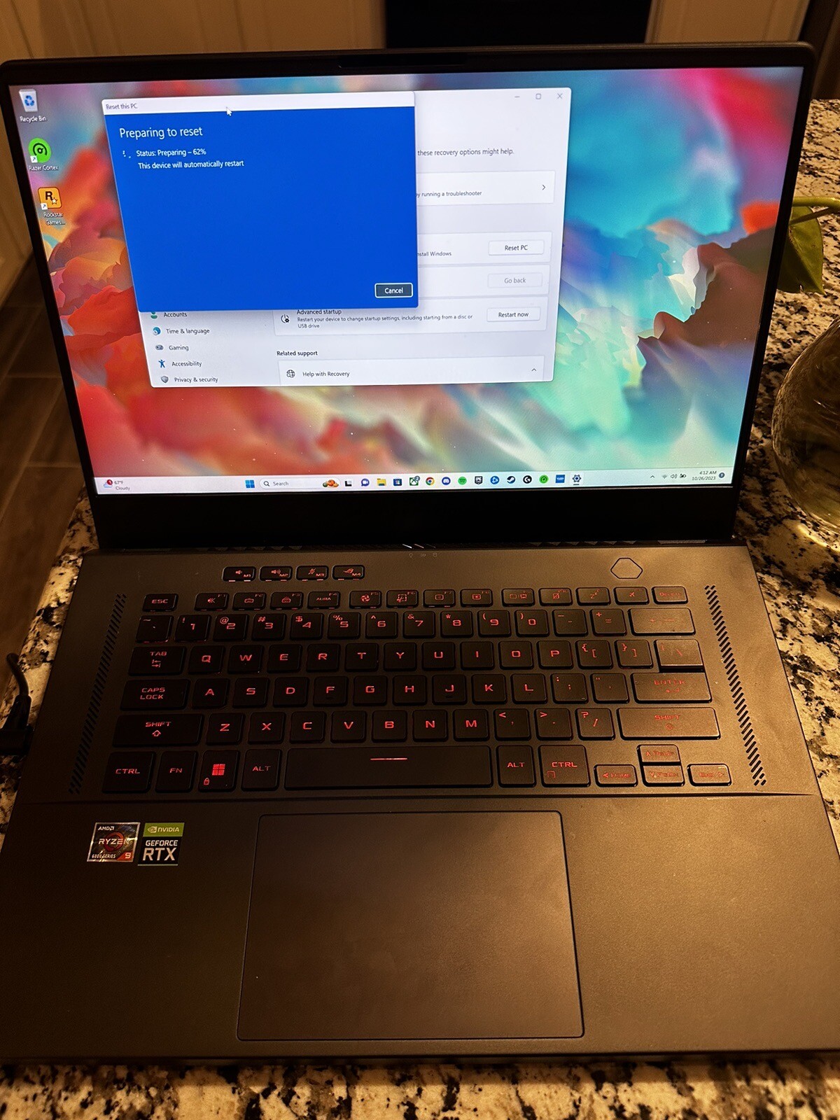ASUS ROG Zephyrus G15 GA503QR 15.6″ (1TB SSD, AMD Ryzen 9 5000 Series, 4.50 GHz,