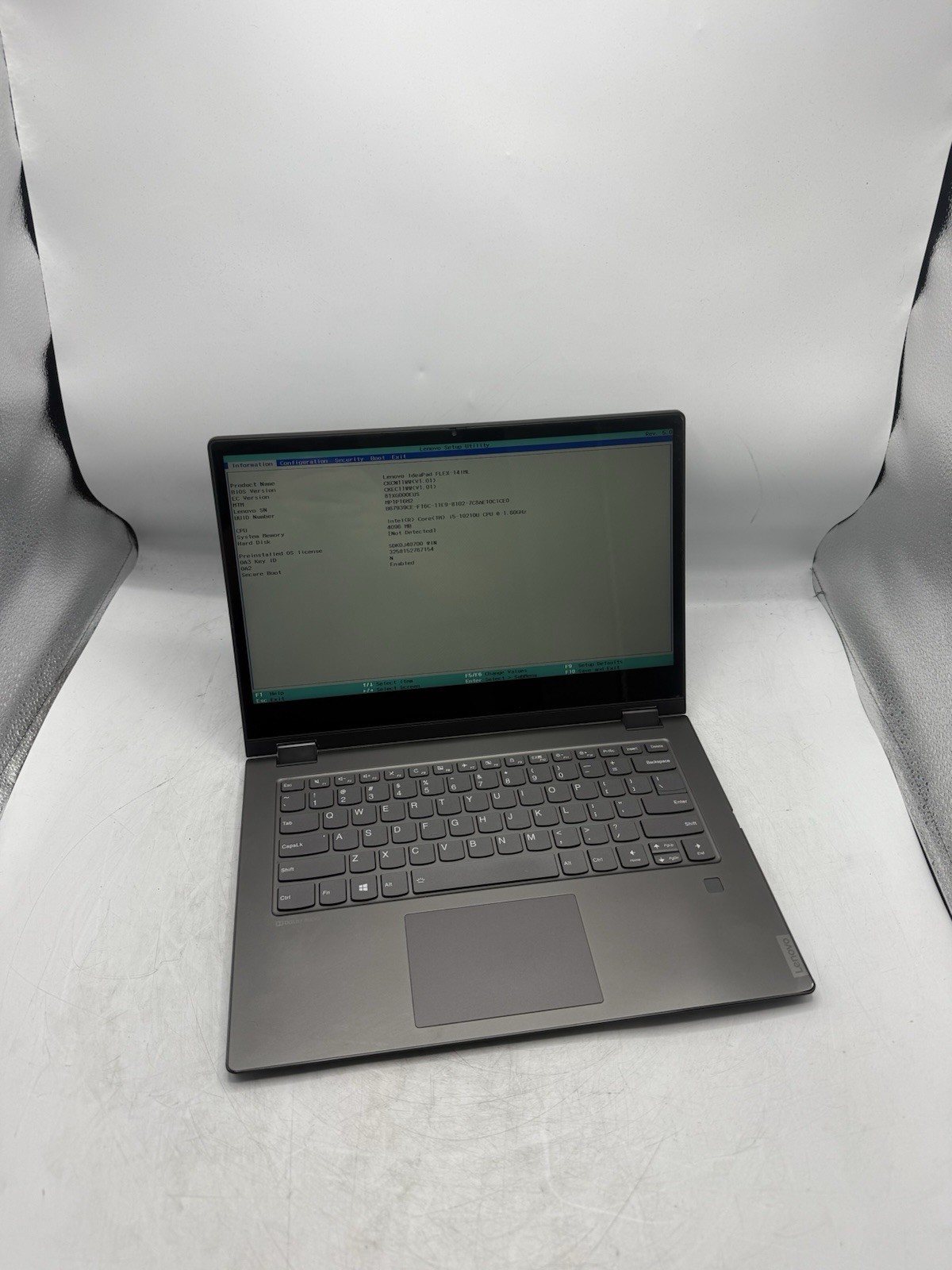 LENOVO IDEAPAD FLEX-14IML 14” I5-10210U 4GB RAM READ