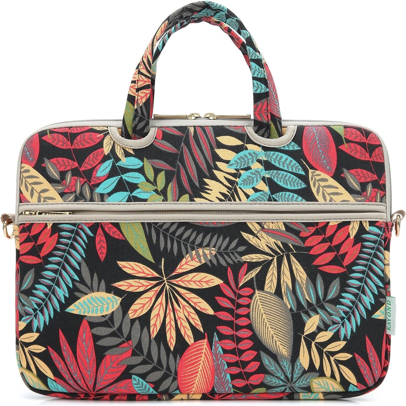 Forest series Black Patten water-resistant Laptop Shoulder Messenger Bag Case fo