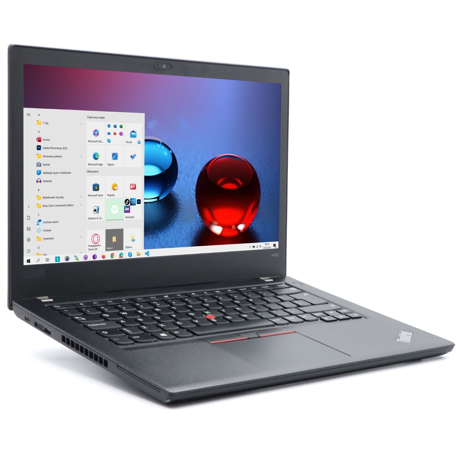 Lenovo ThinkPad A485 AMD Ryzen 5 Pro 2500U 14 inch Windows 11 FHD