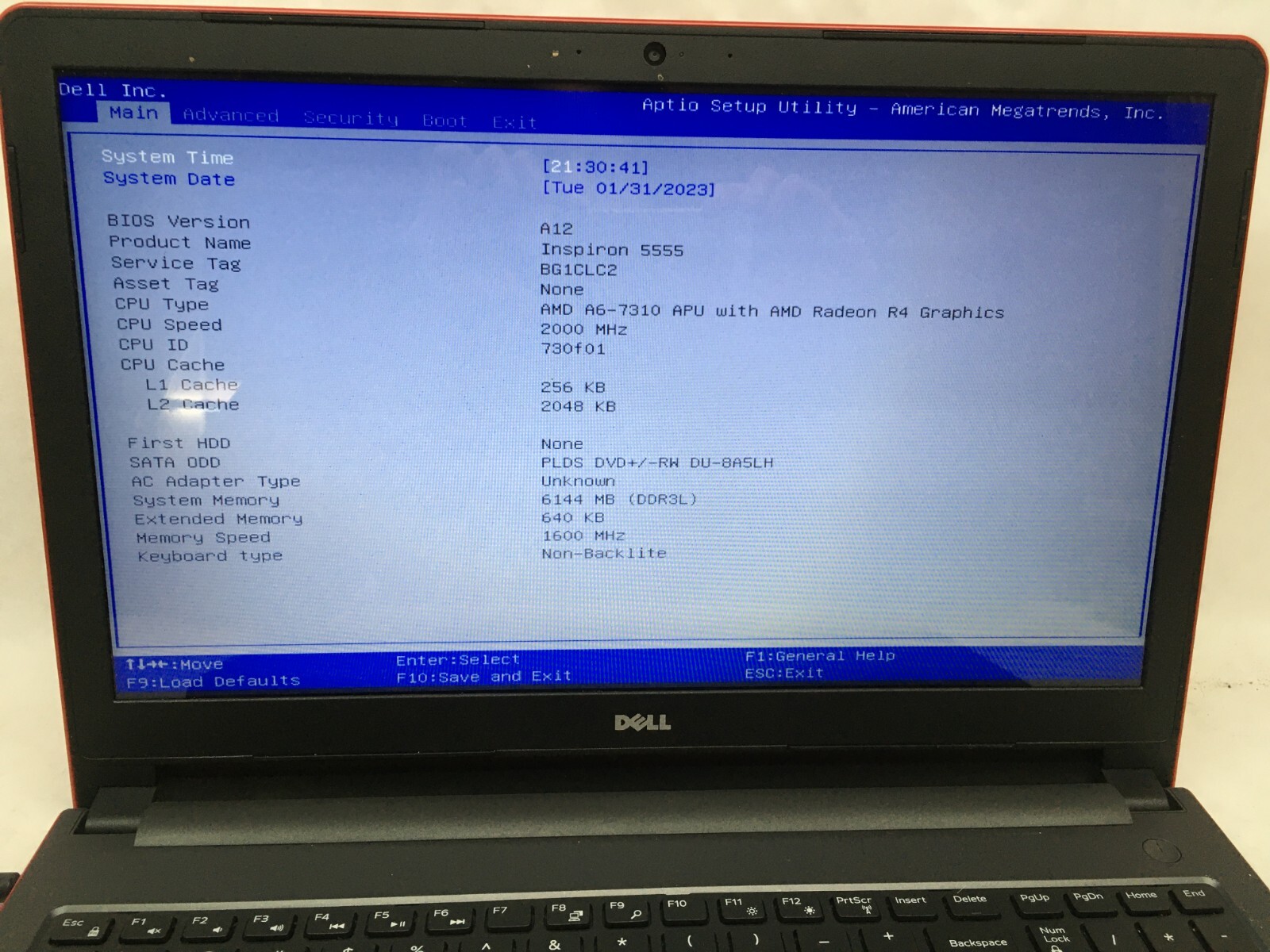Dell Inspiron 5555 Laptop 15.6″ AMD A6 READ DESCRIPTION -AA