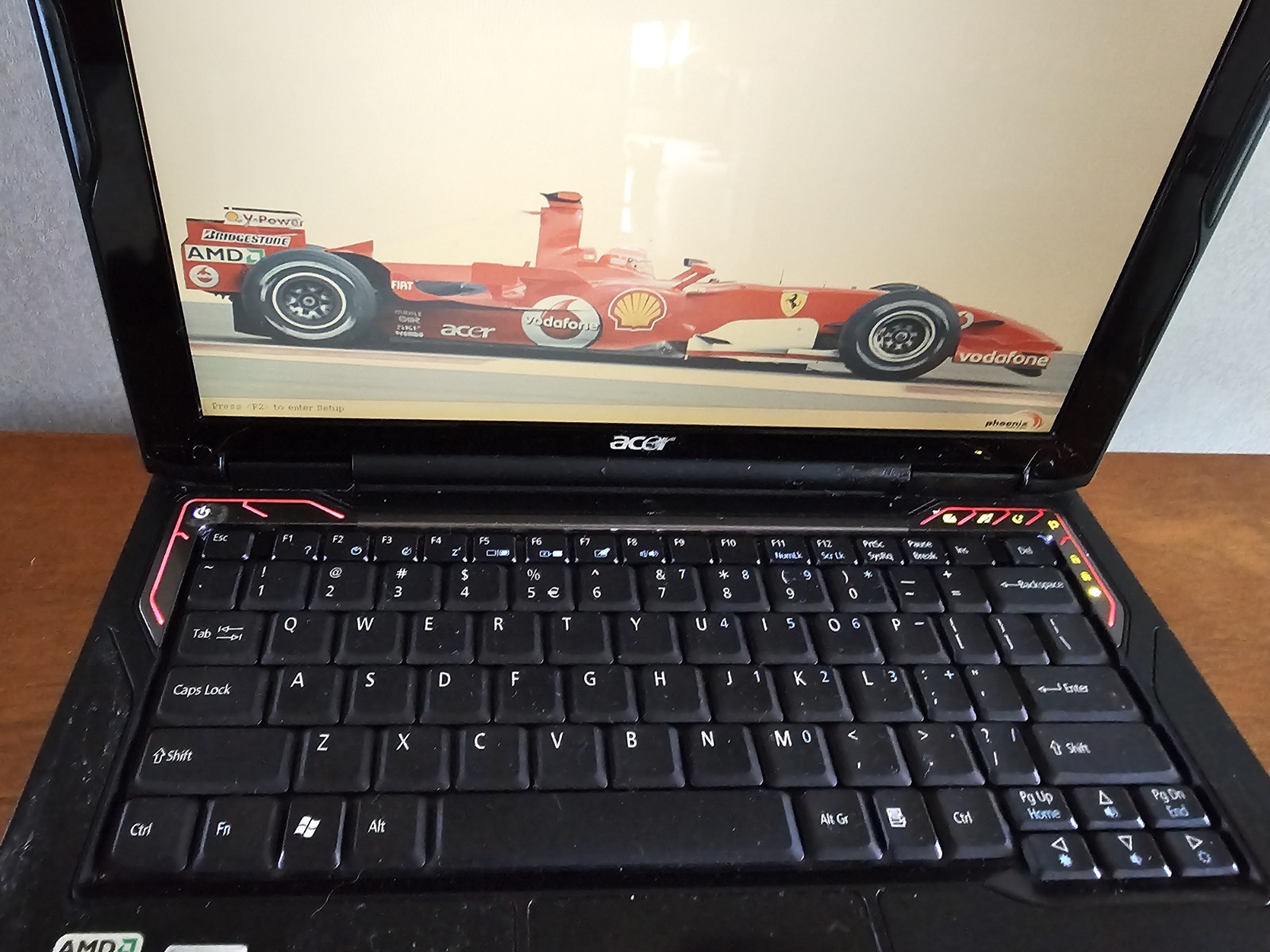Acer Ferrari 1000 Laptop Complete! Please Read Description