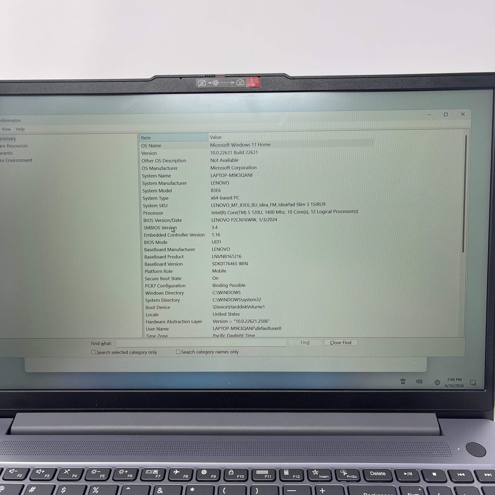 Lenovo ideapad slim 3 15RU9 15.6″ i5-120U 1.4GHz 8GB RAM 256GB SSD