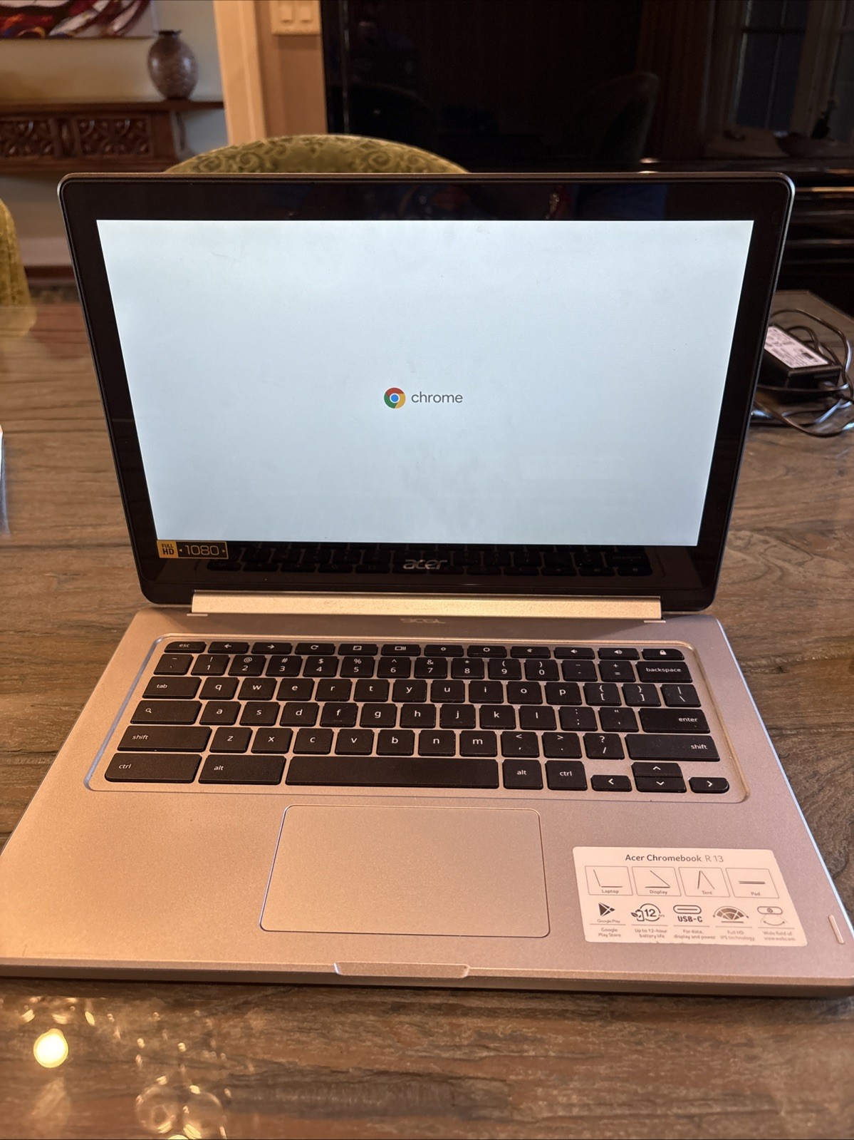 Acer Chromebook R13 Touchscreen Fold Technology 13″ Great Condition With Charger