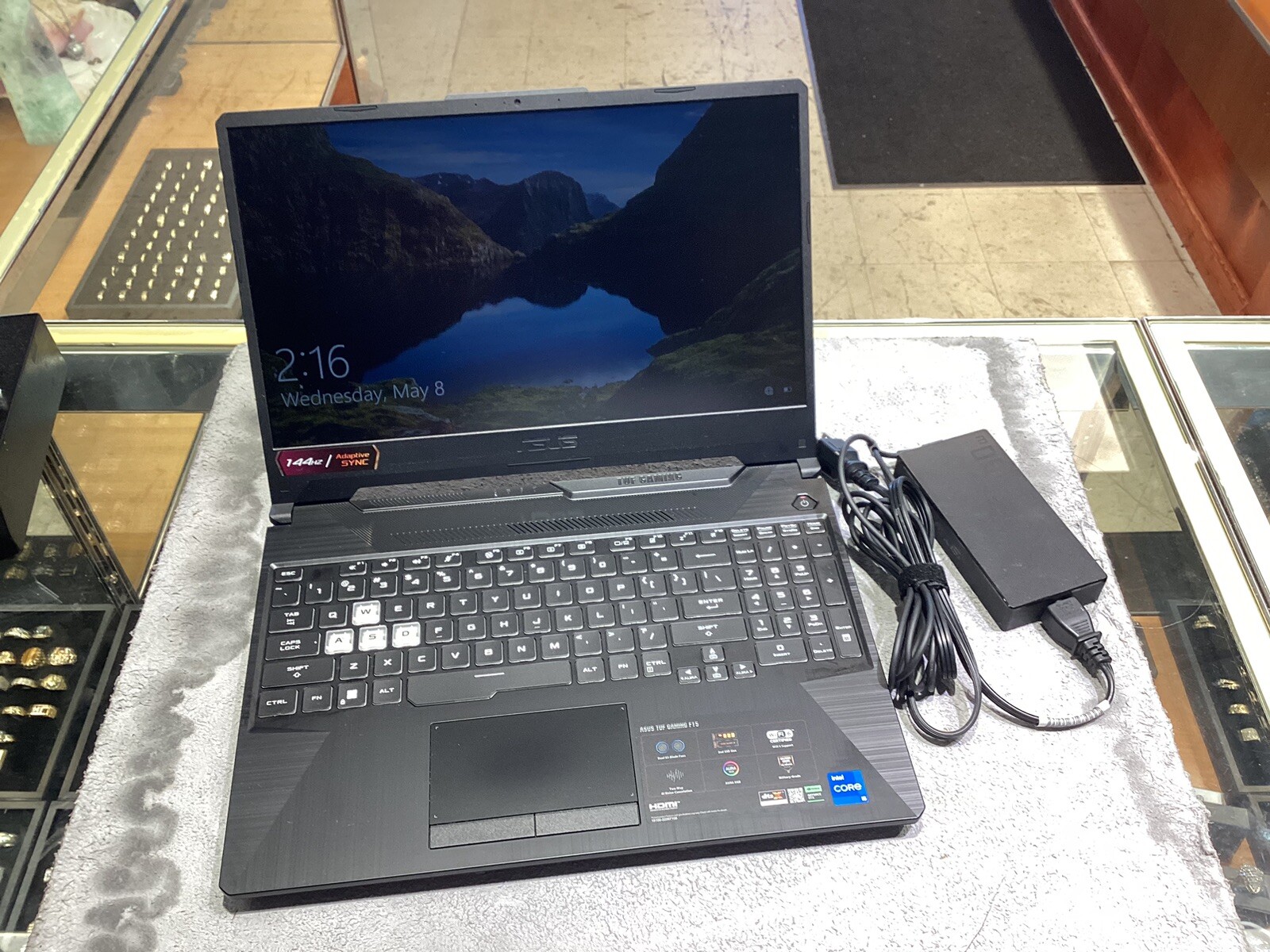 ASUS TUF GAMING F15 FX506H 15.6″ i5-11400H 2.7GHz 8GB 512GB SSD **See Images**