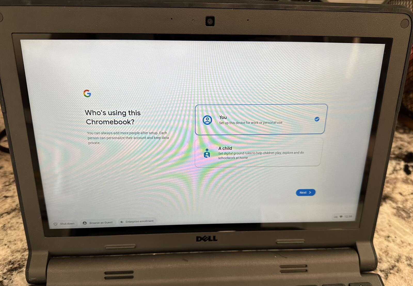 Dell Chromebook 11 P22T Laptop Black 11.6″ Display (For Parts or Repair)
