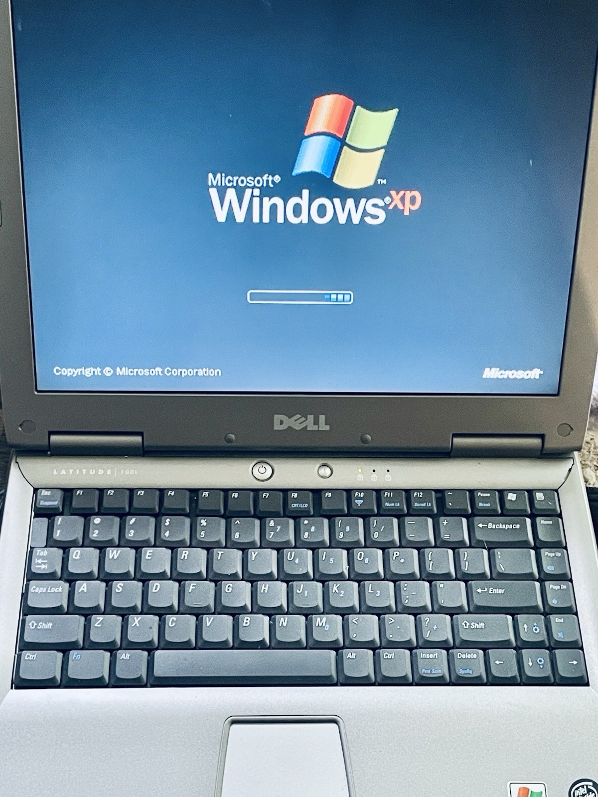 Vintage Dell Latitude 100L Laptop 15″ Celeron 2.4GHz 512MB 30GB WinXP READ!!!