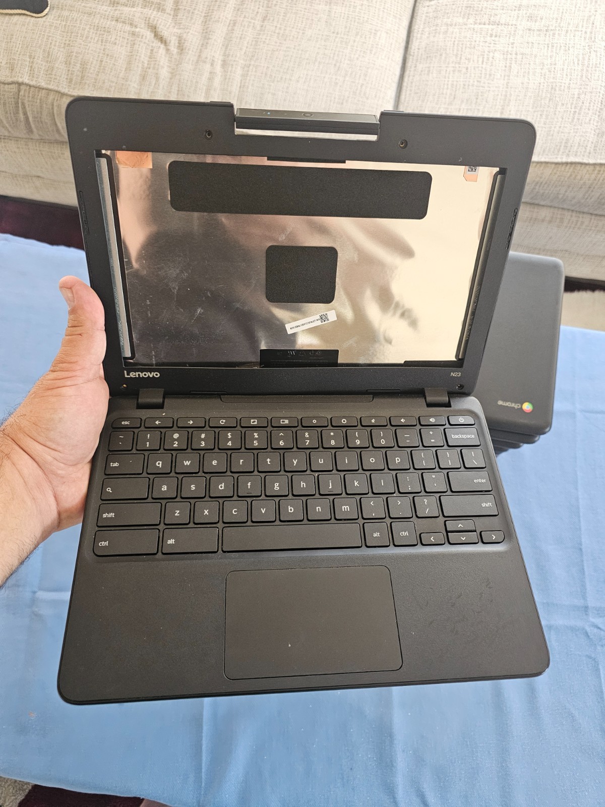 Lot of 10 Lenovo N23 11.6″ 80YS Chromebook – NO SCREEN – FOR PARTS / REPAIR ONLY