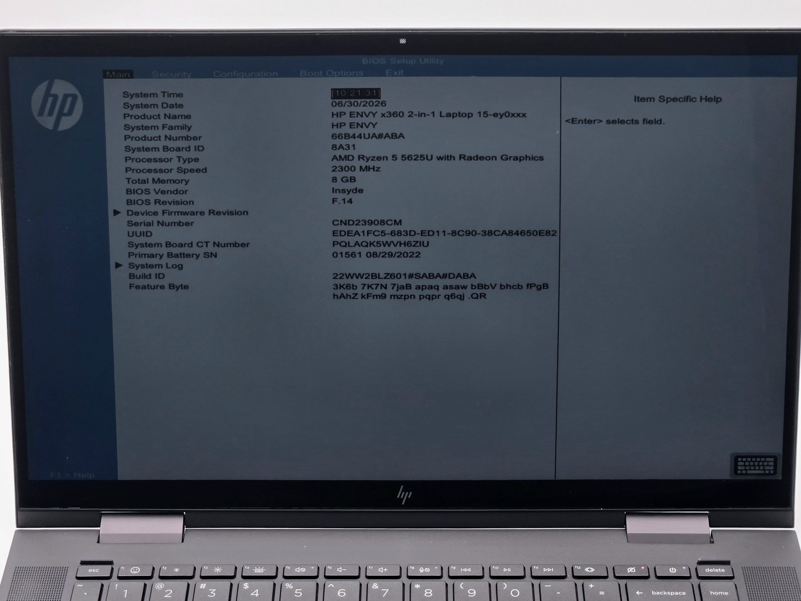 HP ENVY x360 2-in-1 15″ FHD Touch Ryzen 5 5625U 8GB 256GB SSD Win 11 Home