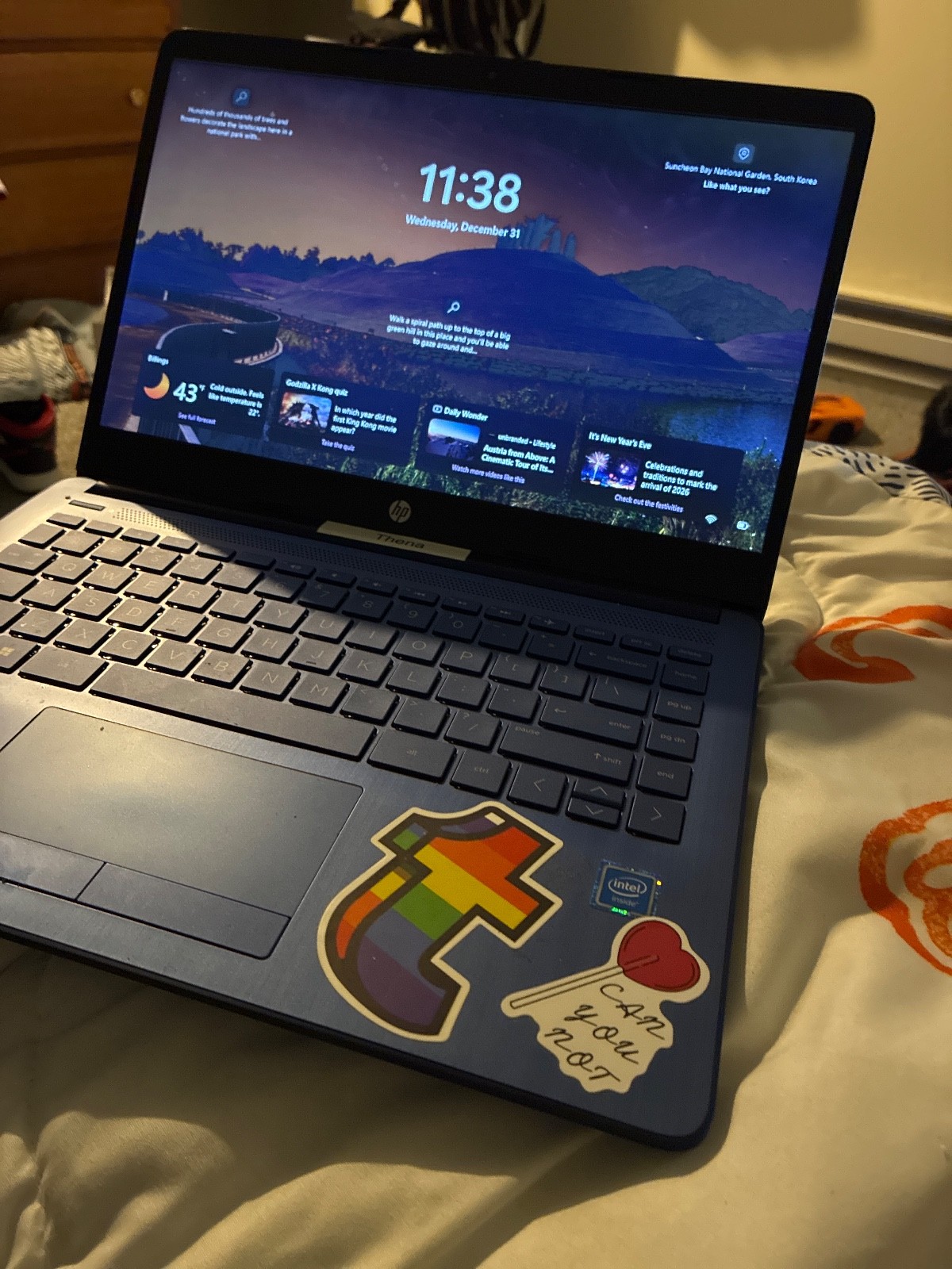 HP Stream 14-CF2111WM 14” (64GB eMMC Intel Celeron N4120 4GB RAM) Laptop – Blue