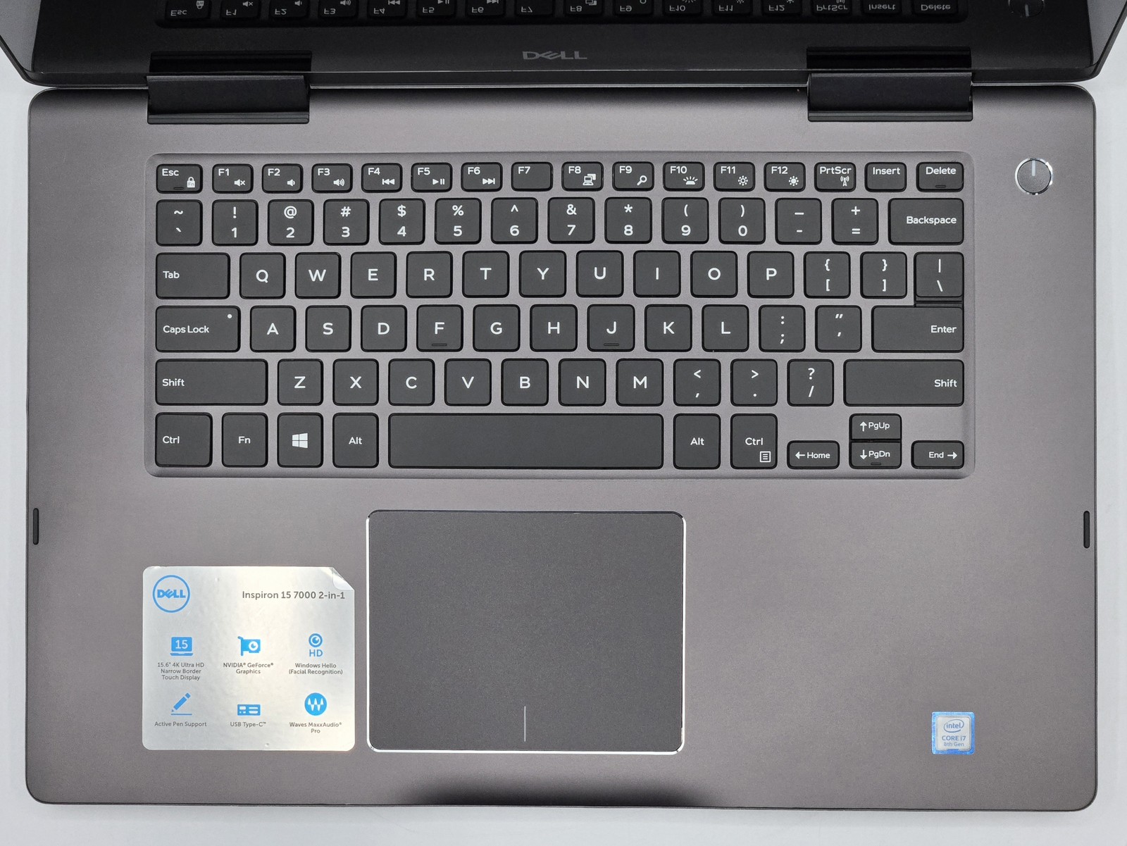 Dell Inspiron 7573 2-in-1 15 4K Touch I7-8550U 512GB SSD 16GB W11 GeForce MX130