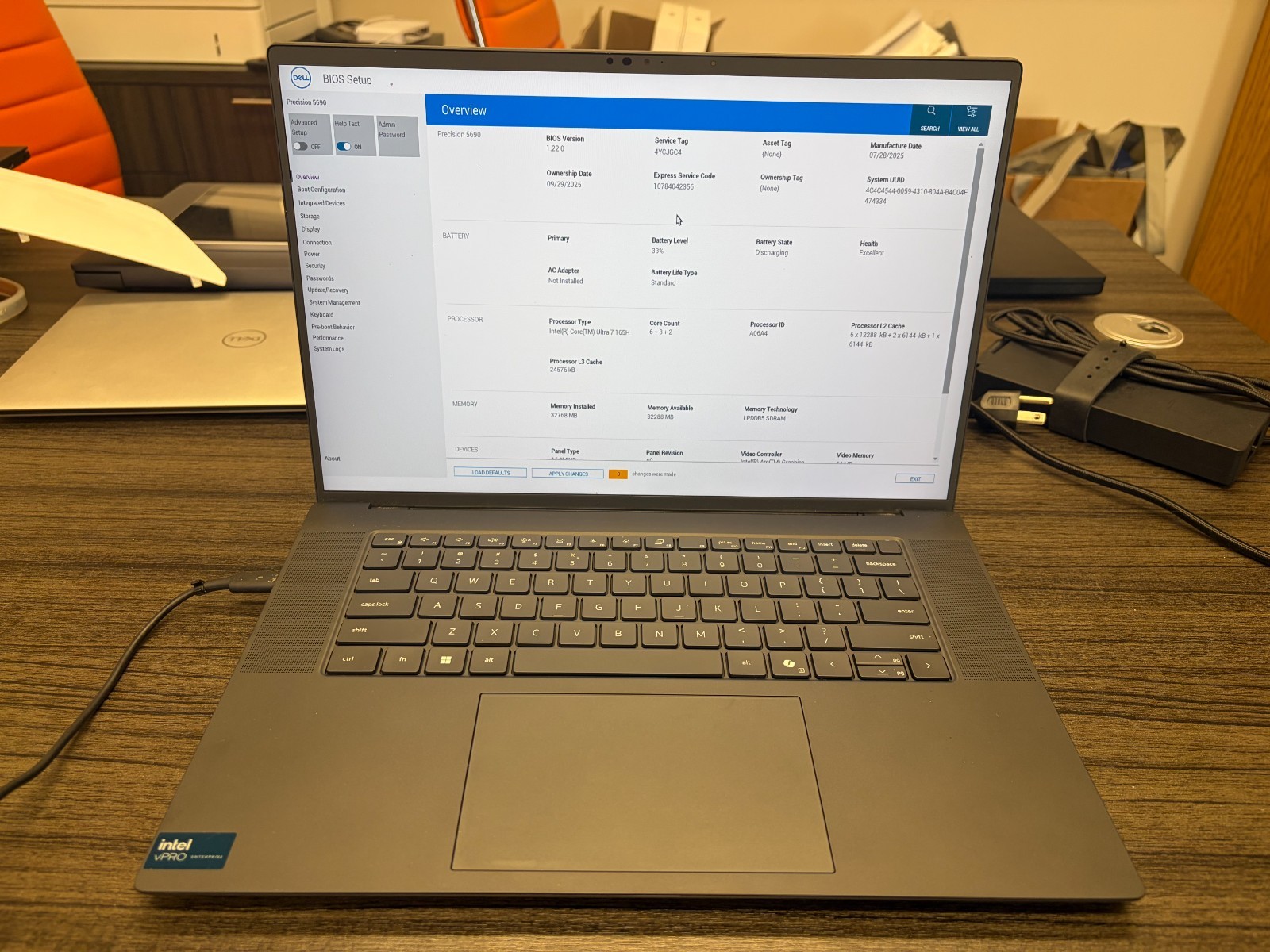 Dell Precision 5690 Ultra 7 32GB 512GB SSD 16″ Win11 ProSupport Plus 9/2028