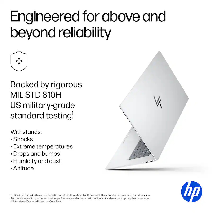 HP OmniBook X Copilot+ 17.3″ 2K Touch Laptop Intel Ultra 7 256 V, 16GB 512 SSD
