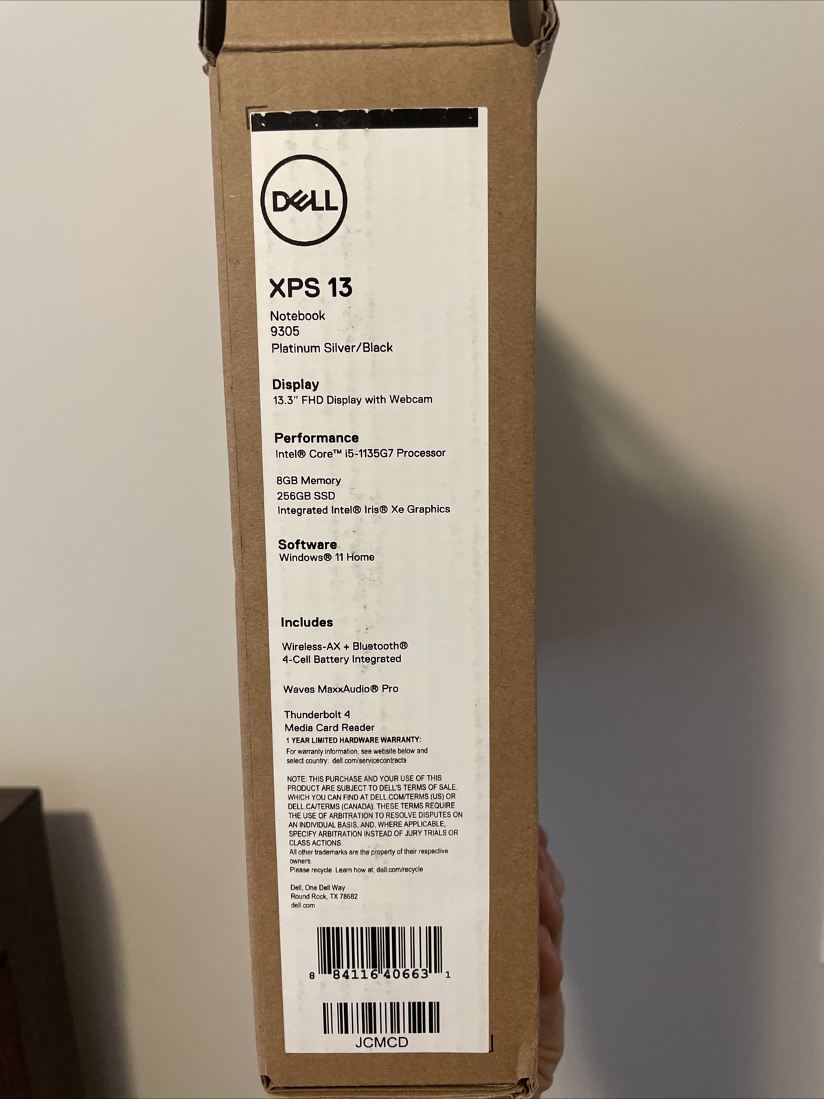 Dell XPS 13 9305 13.3″ (256GB SSD, Intel Core i5 11th Gen., 4.20 GHz, 8GB)…