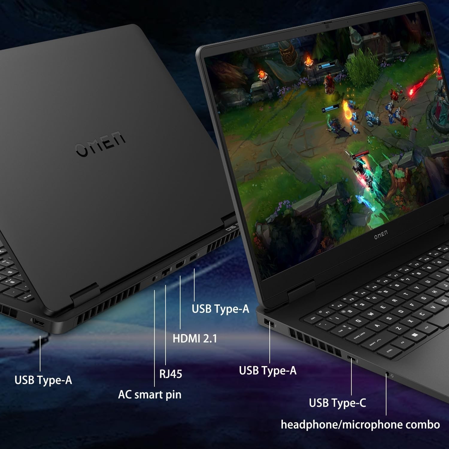HP Omen 16″ QHD 240Hz Gaming Laptop Intel Ultra 9 285H 64GB RAM 4TB SSD RTX 5070