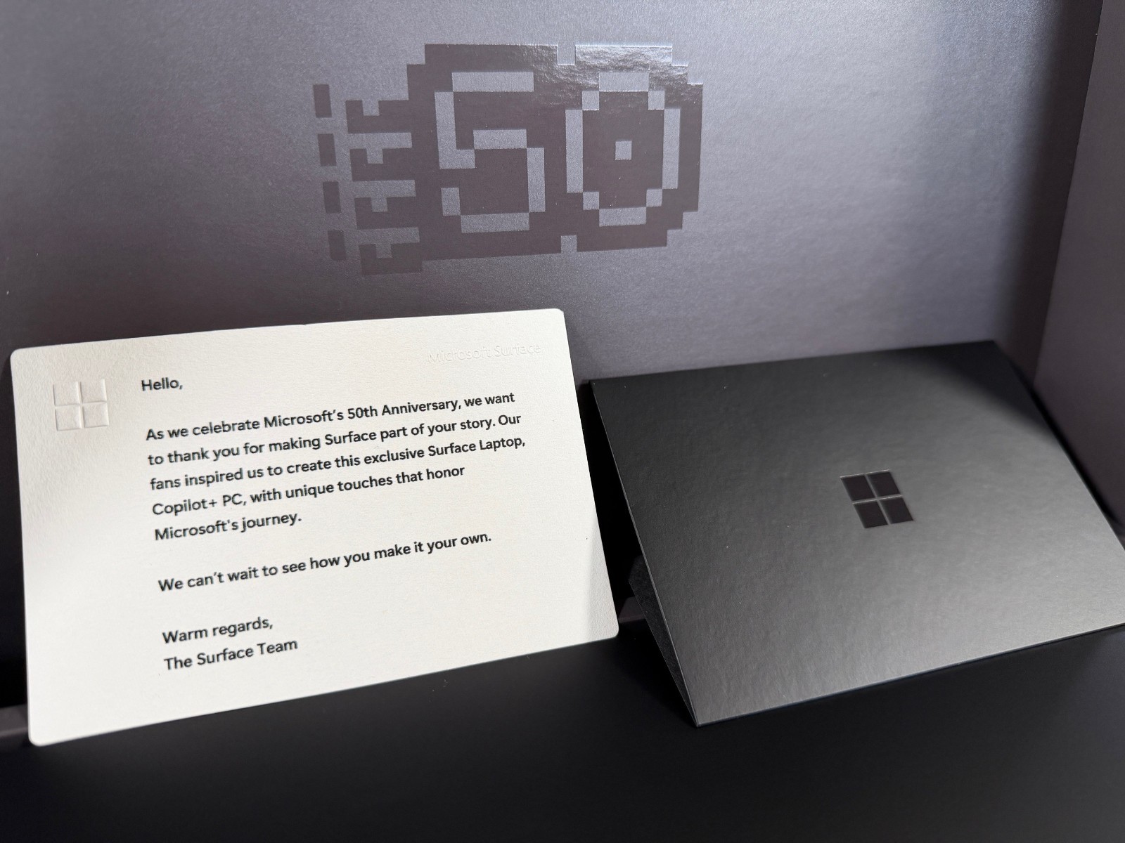 Microsoft Surface Laptop 7 50th Anniversary 1 of 50 32GB 1TB RARE