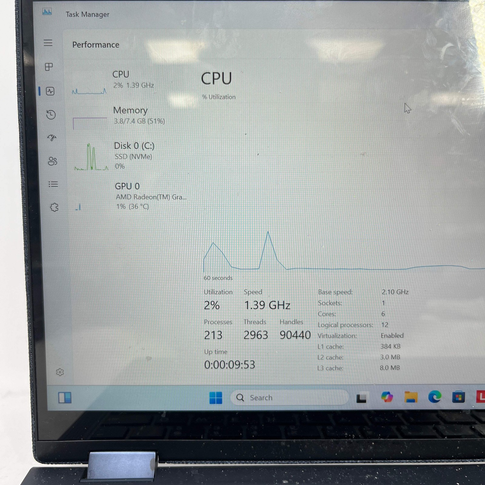 Lenovo Yoga 6 2-in-1 13ARE05 13.3″ Ryzen 5 Pro 4650U 2.1GHz 8GB RAM 256GB SSD