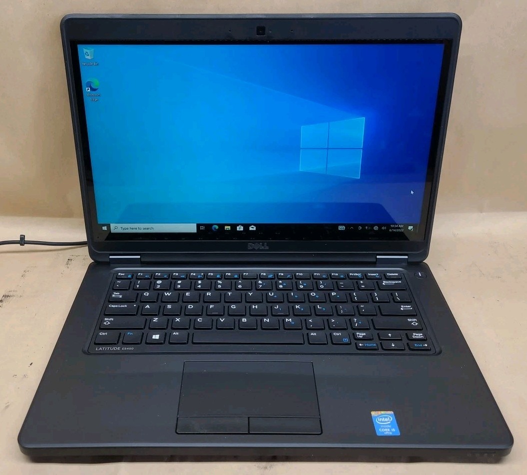 Dell Latitude E5450, Intel Core i5-5300U, 4GB RAM, 500GB HDD, W10P *READ*