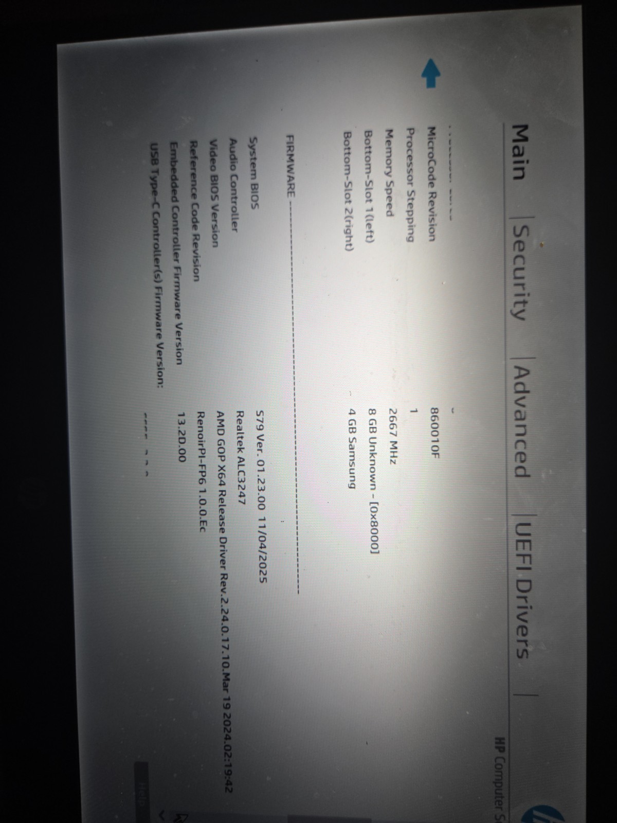 HP ProBook 445 G7 AMD RYZEN 5 4500U 2.38GHZ 12GB 120GB