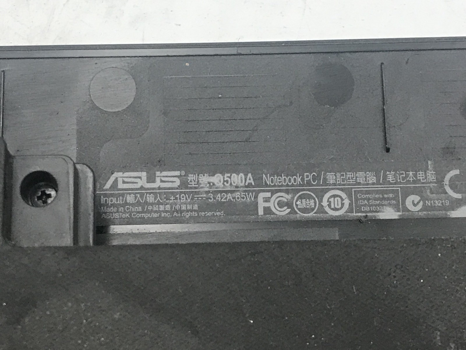 ASUS Q500A – FOR PARTS/REPAIR – INTEL I5 3RD GEN – 4GB RAM – READ DESC – BB