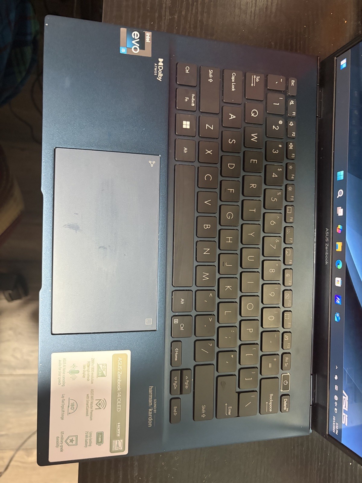ASUS ZENBOOK UX3402ZA_Q409ZA | CORE I5-1240P 1.70 ghz| OLED