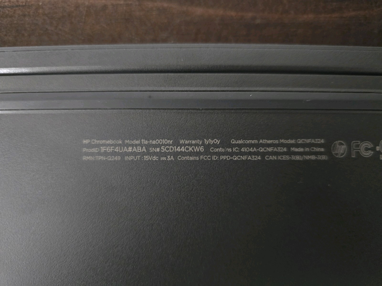 HP Chromebook 11a 11a-na0010nr 11.6″ (32GB eMMC, MediaTek MT8183, 2.00 GHz, 4GB