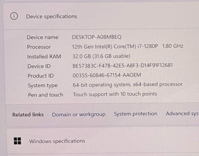 Lenovo Yoga 9 14IAP7 – (intel i7 1260p, 16gb, 1TB) *FRAME WEAR SEE PHOTOS* [LT2]