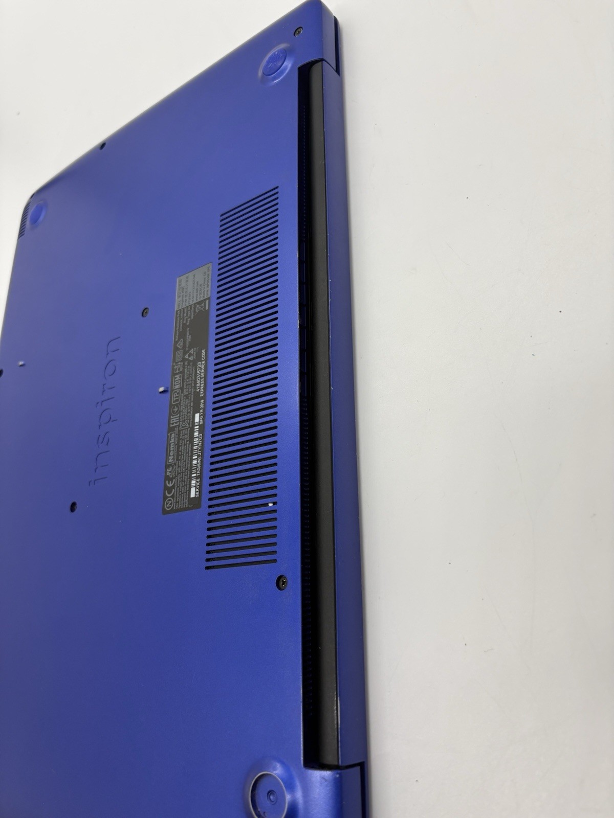 Dell Inspiron 3593 Blue Touch Laptop i5-1035G1 16GB RAM 256GB M.2 750GB HDD W11