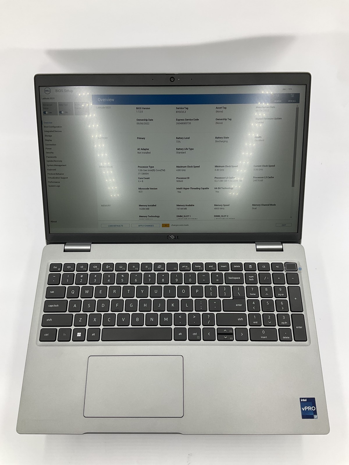 Dell Latitude 5531 15.6″ Core i7-12800H 256GB 16GB B Win 11 Pro