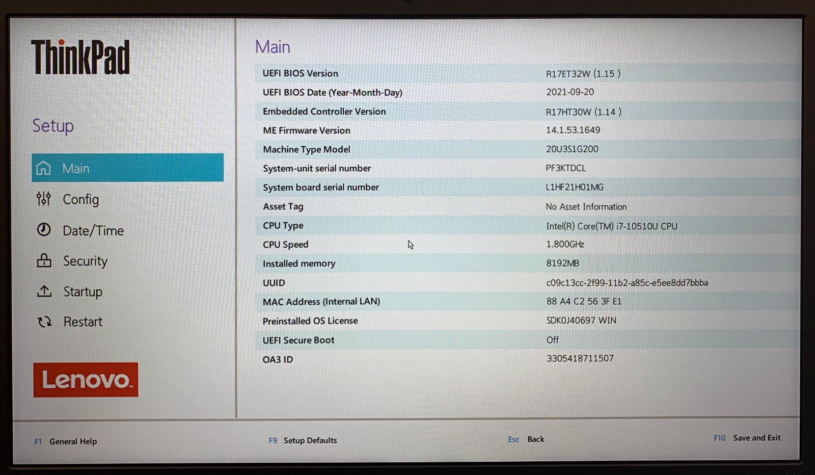 Lenovo ThinkPad L15 Gen 1 15.6″ Laptop i7-10510U, No RAM/Storage Remote Managed