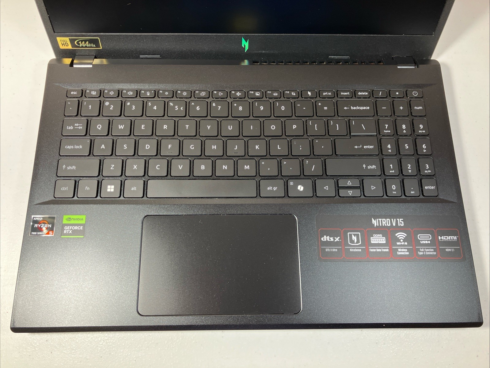 ACER Nitro ANV15-41-R2Y3 Laptop Ryzen 5 7535HS RTX 4050 (For Parts or Repair)