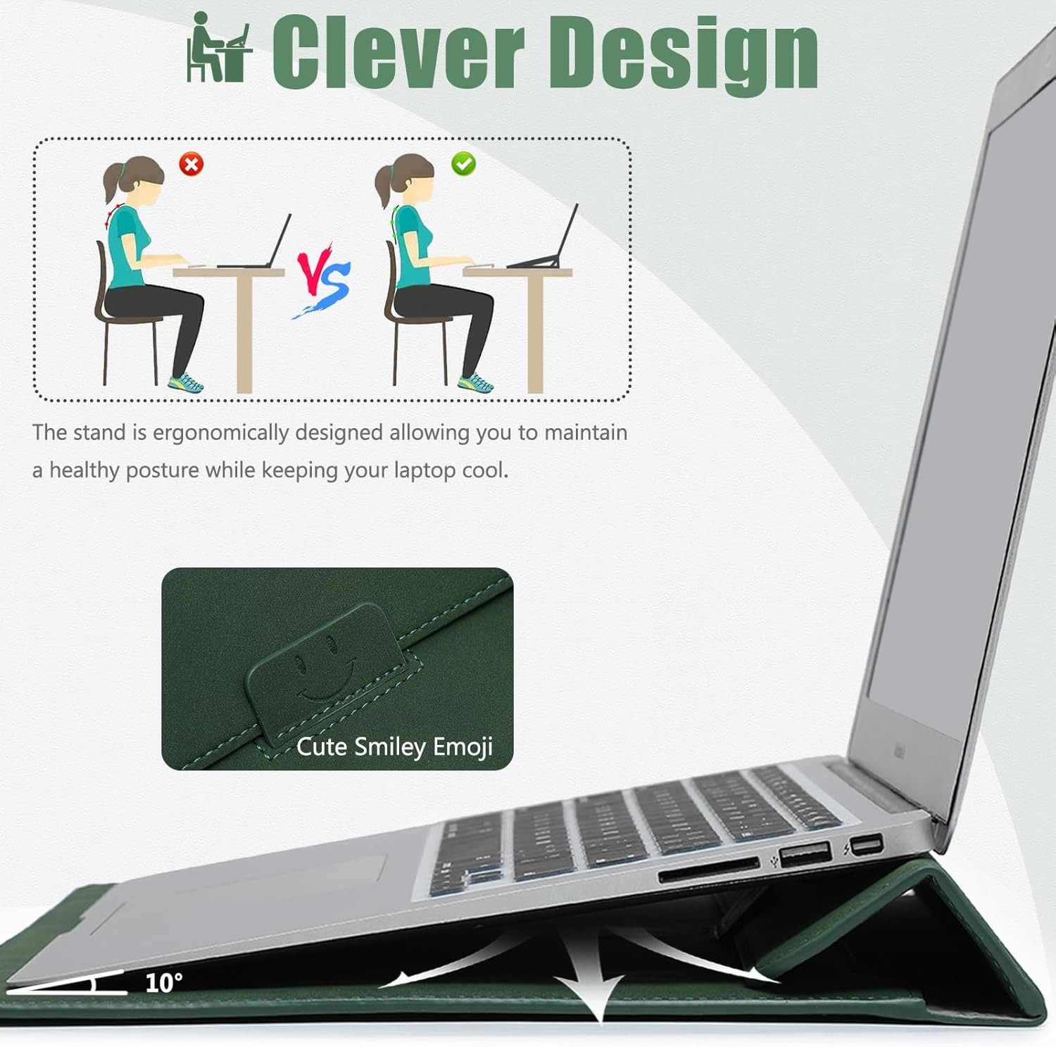 15-16 Inch Laptop Case Bag Sleeve with Stand for MacBook Pro 16 M5/M4/M3/M2/M1