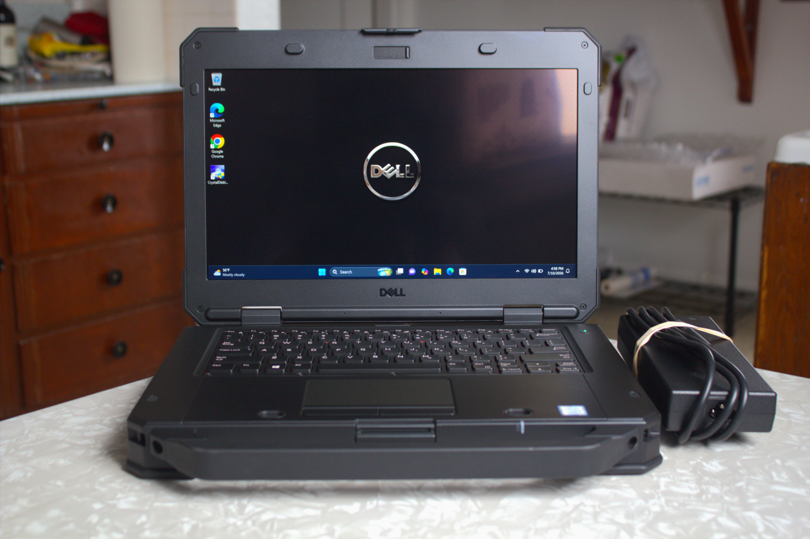 Dell Latitude 5424 Rugged i7-8650U AMD RX540 256GB SSD 32GB RAM Touch 4G 2x Batt