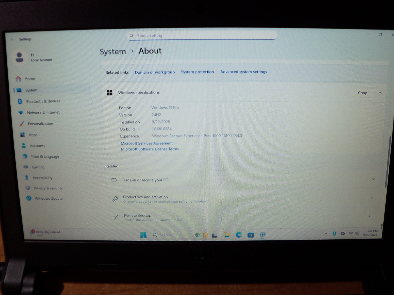 Dell Latitude 3340 Laptop 8GB RAM 500GB HD Windows 11 Pro No AC Ada. No Battery