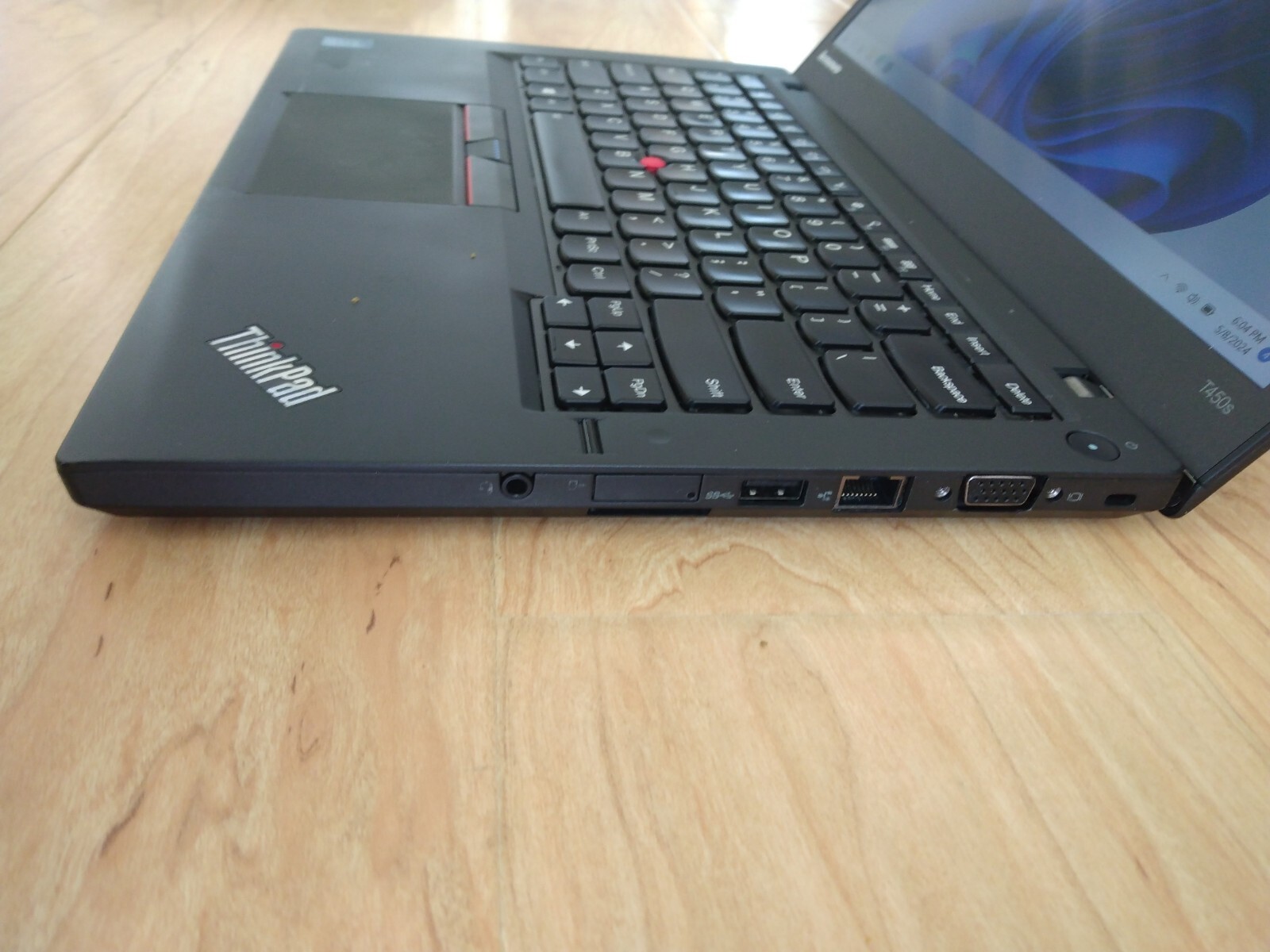 Used Lenovo Thinkpad T450s Core i5 Wndows 11 500gb SSD Drive 12gb RAM Laptop