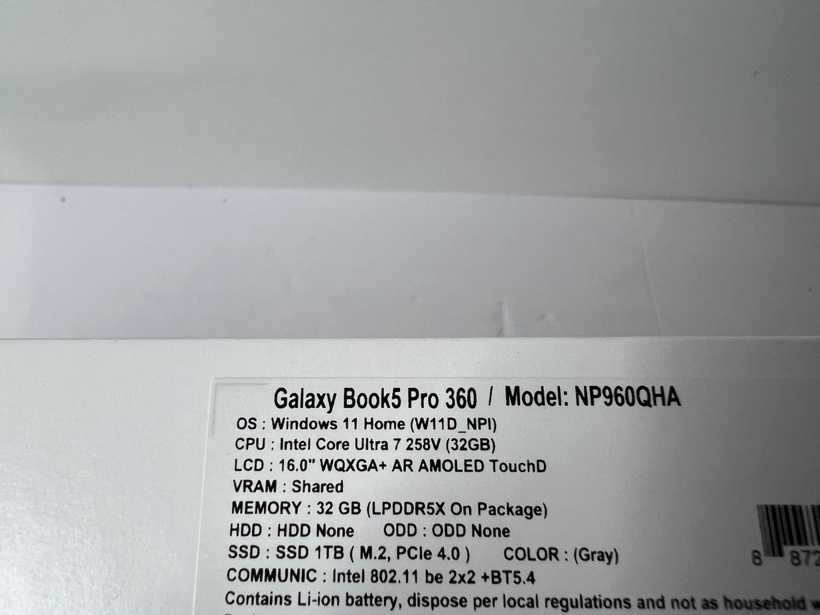 Samsung Galaxy Book5 Pro 360 Ultra 7 1TB Laptop
