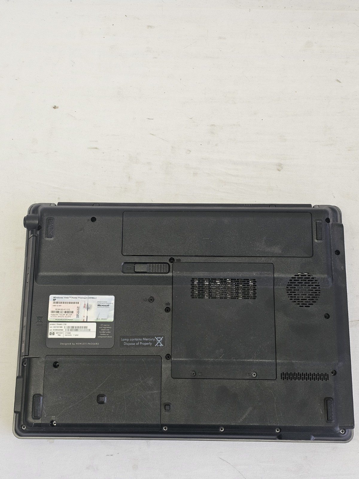 Compaq HSTNN-C17C Laptop – Intel Pentium T2330 – 1GB RAM – 120GB HDD Windows 10