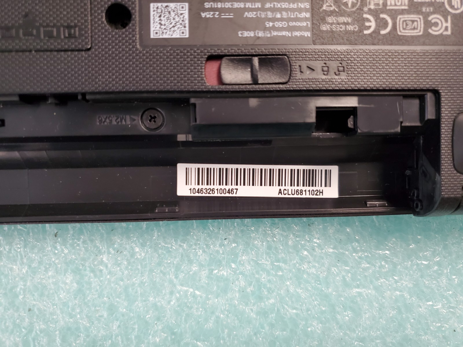 Lenovo G50-45 15.6″ AMD A8-6410@2.0GHz 4GB RAM NO HD/OS *BIOS/No battery* LP417