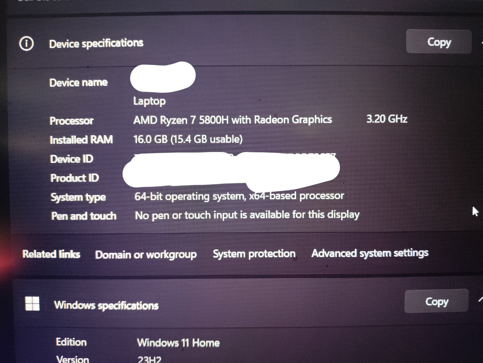 Dell G15 5515 Laptop | 15.6” 1920×1080|FHD|Ryzen|7-5800H Flawless Condition