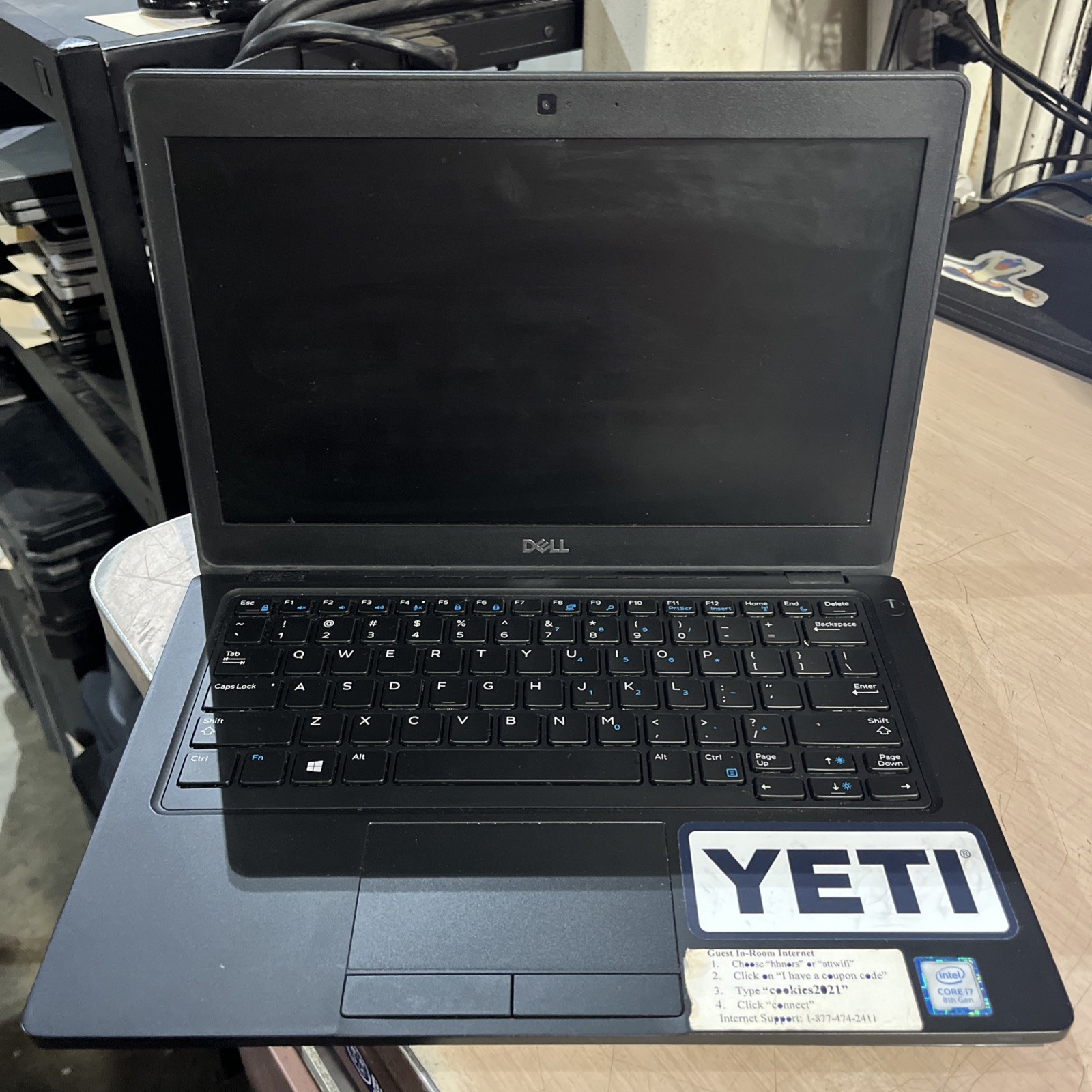 DELL LATITUDE 5290 INTEL CORE I7-8650U 1.90GHZ 16GB RAM NO HD