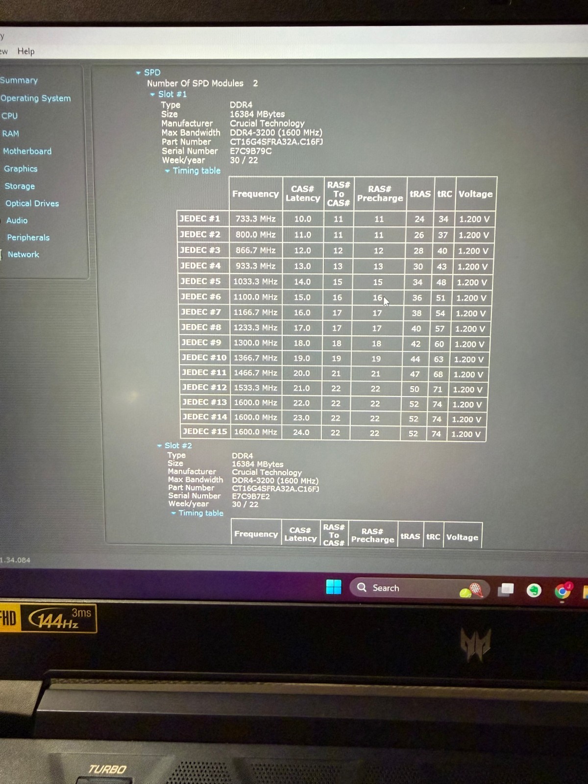 Acer Predator Helios 300 (512GB SSD, Intel Core i7-11800H, 4.60 GHz,32GB Crucial