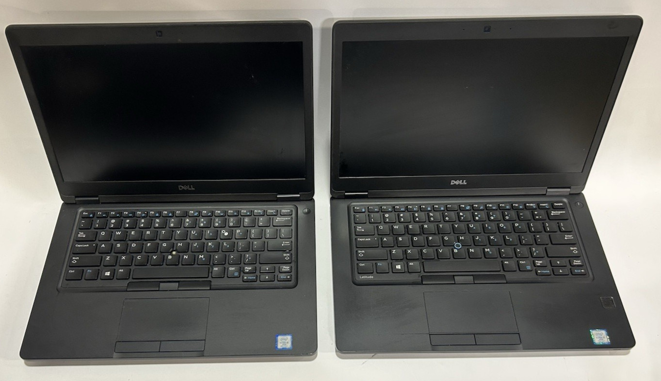 Dell Latitude 5490 i5-8365U & Latitude 5480 i7-7600U Laptops- NO RAM/SSD/BATTERY