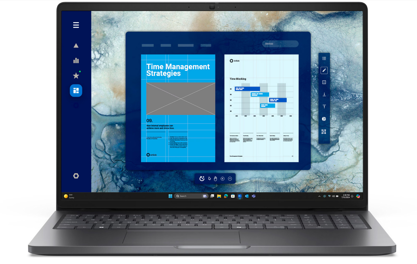 Dell Pro 16 PC16250 Laptop PC FHD+ Core 3 100U 16GB RAM + 256GB NVMe Win 11 Pro.