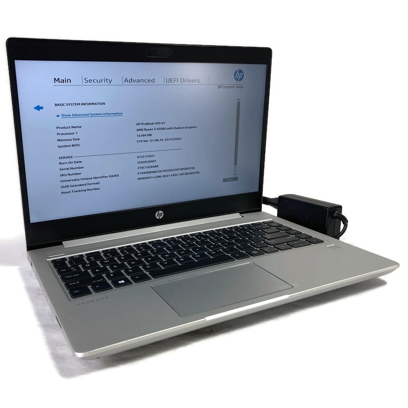 HP ProBook 445 G7 14″ Laptop Ryzen 5 4500U 2.3GHz 16GB 512GB NVMe SSD – No OS