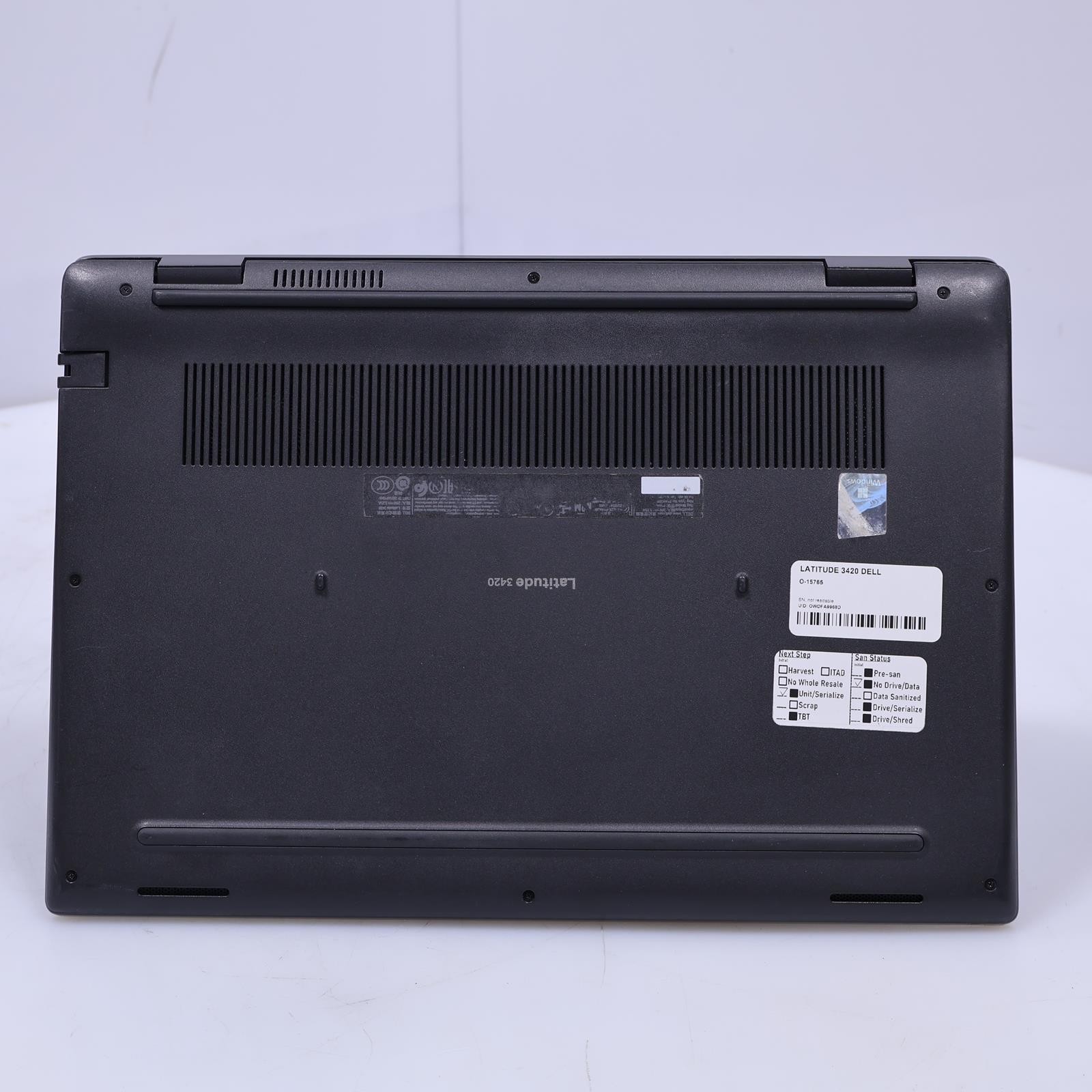 Dell Latitude 3420 Intel Core i5 11th Gen 4GB RAM No Drive/OS/Battery Laptop